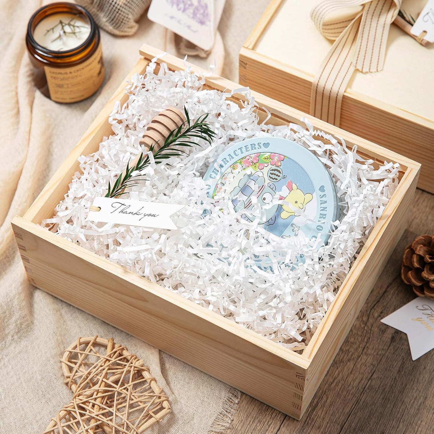 1/2 LB Crinkle Paper Filler 8 oz White Shredded Paper for Gift Box | Gift Basket Bag Filler - Grass Cushion Stuffing for Easter, Mother's day, Birthday Packaging Wrapping Crinkle Cut Paper Shred