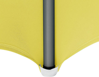 6FT Spandex Table Cover Rectangular Stretch Spandex Tablecloth (Yellow,6FT)