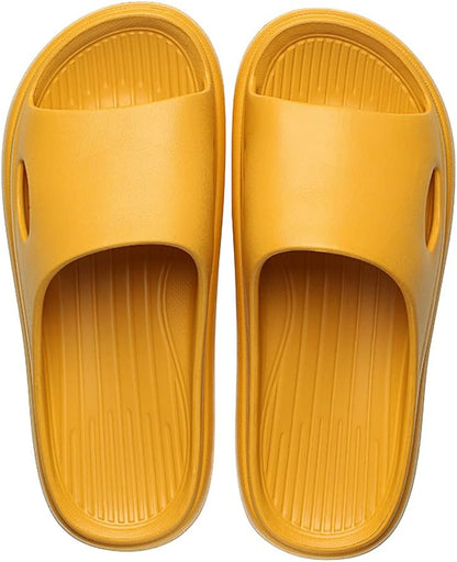 Women & Men Shower Slippers Open Toe House Slides Bathroom Sandals