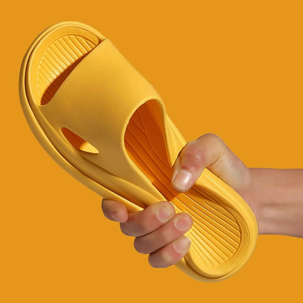 Women & Men Shower Slippers Open Toe House Slides Bathroom Sandals