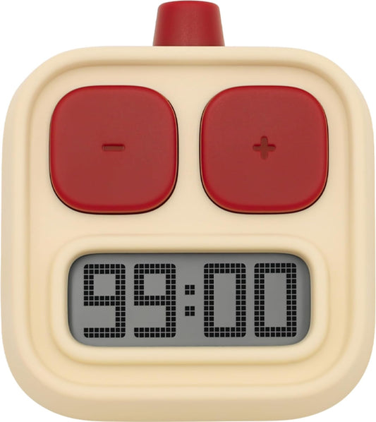 Digital Kitchen Timer for Cooking, Countdown & Count-up Productivity, Magnetic for Kids Classroom, Kitchen, Home, School, Office, Yellow