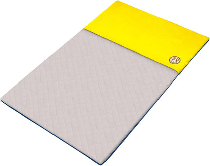 Original Reusable Cage Liner – Yellow Fleece Bedding with Burrowing Pocket – Extra Absorbent Core & Waterproof Bottom – Fits C&C 2x4 Guinea Pig Cages – Small Animal Supplies