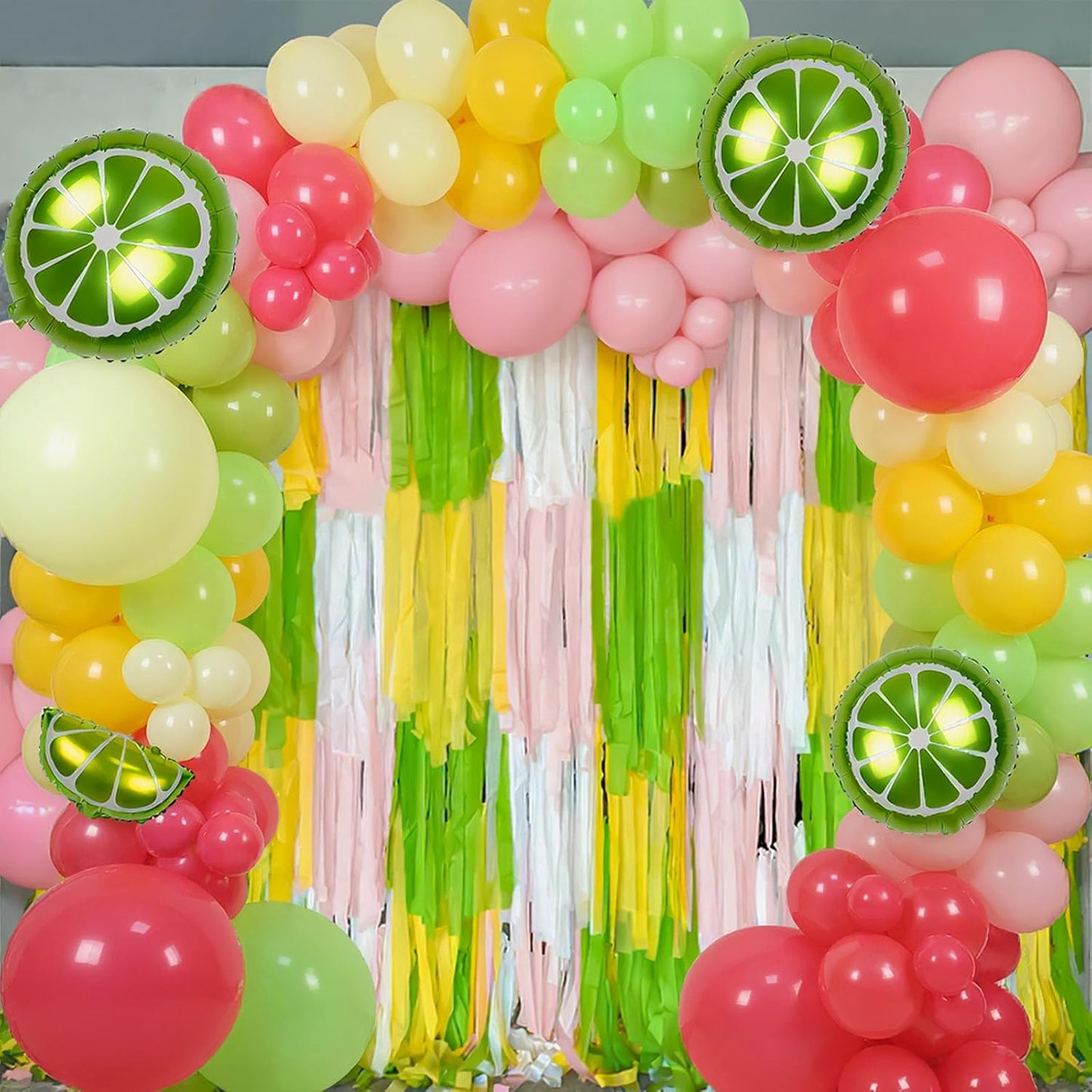 Bachelorette Party Decorations, 18" 10" 5" Bachelorette Balloon Arch Kit | Lemon Foil Balloons, Bridal Shower Birtdhay, Mexican Fiesta Bachelorette Party Decorations