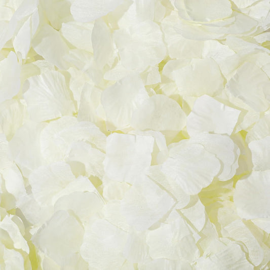 1000 PCS Artificial Fake Rose Petals(Yellow) | Flower Decorations,Silk Rose Petals,Romantic Night for Her/Him Set,Suitable for Wedding, Engagement, Party