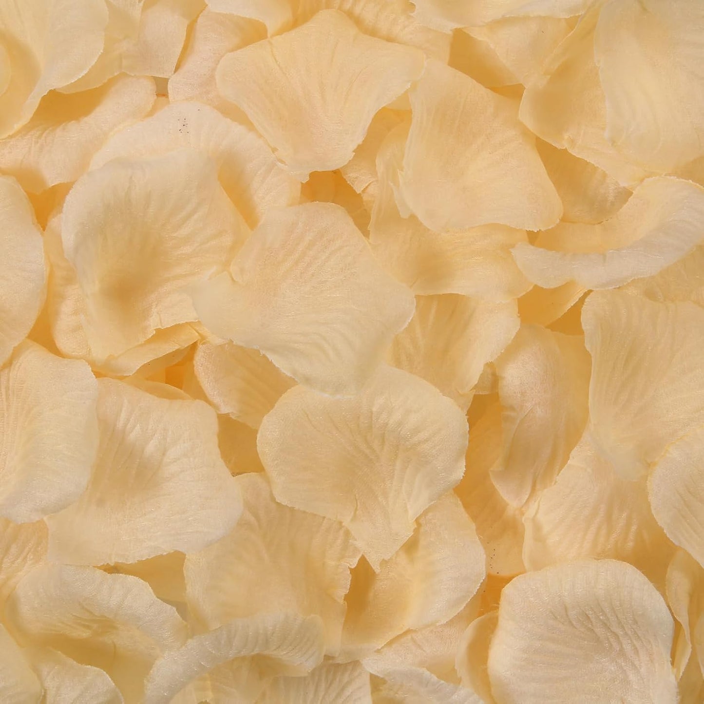 1000 PCS Artificial Fake Rose Petals(Yellow) | Flower Decorations,Silk Rose Petals,Romantic Night for Her/Him Set,Suitable for Wedding, Engagement, Party