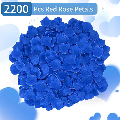 1000 PCS Artificial Fake Rose Petals(Yellow) | Flower Decorations,Silk Rose Petals,Romantic Night for Her/Him Set,Suitable for Wedding, Engagement, Party