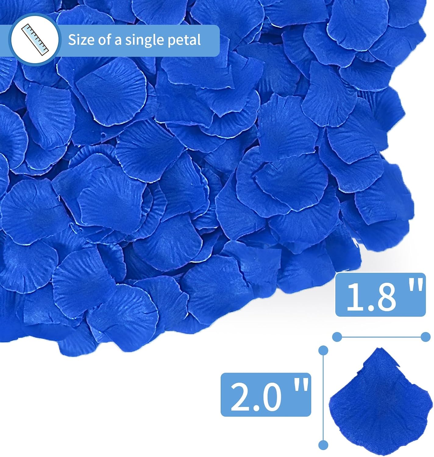 1000 PCS Artificial Fake Rose Petals(Yellow) | Flower Decorations,Silk Rose Petals,Romantic Night for Her/Him Set,Suitable for Wedding, Engagement, Party