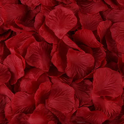 1000 PCS Artificial Fake Rose Petals(Yellow) | Flower Decorations,Silk Rose Petals,Romantic Night for Her/Him Set,Suitable for Wedding, Engagement, Party