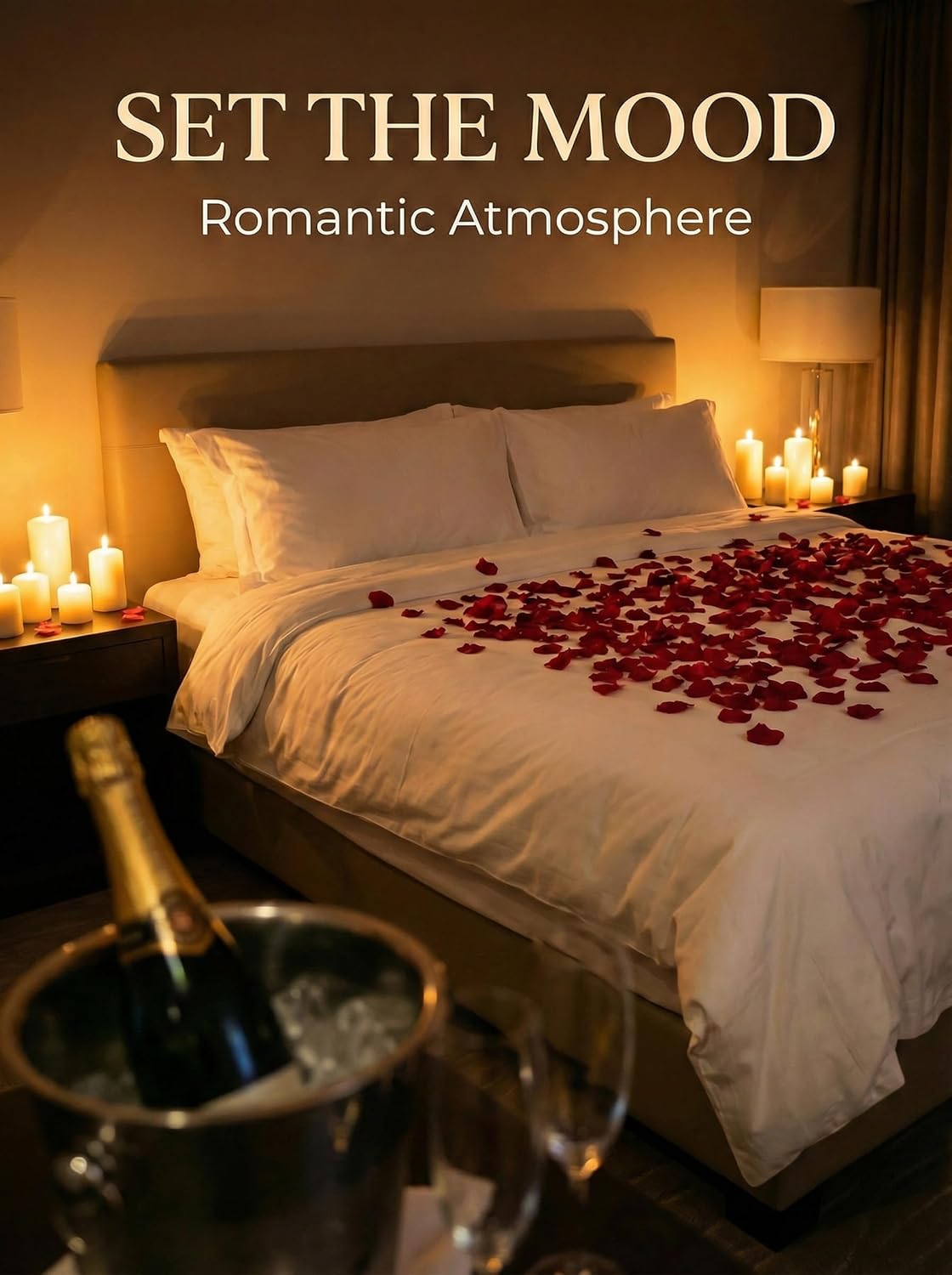 1000 PCS Artificial Fake Rose Petals(Yellow) | Flower Decorations,Silk Rose Petals,Romantic Night for Her/Him Set,Suitable for Wedding, Engagement, Party