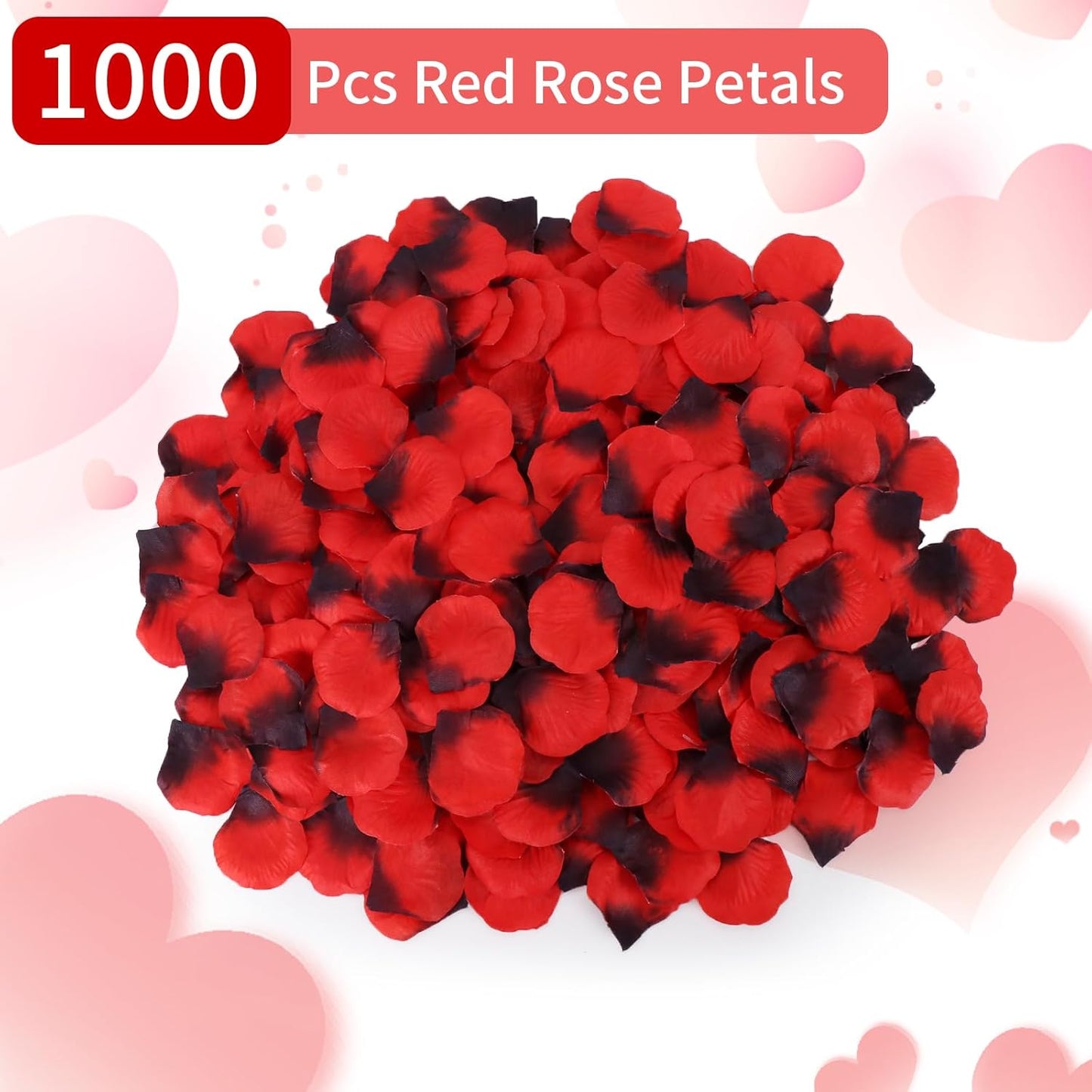 1000 PCS Artificial Fake Rose Petals(Yellow) | Flower Decorations,Silk Rose Petals,Romantic Night for Her/Him Set,Suitable for Wedding, Engagement, Party