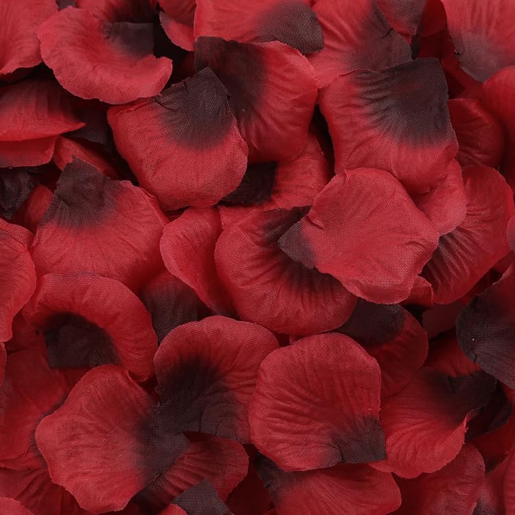 1000 PCS Artificial Fake Rose Petals(Yellow) | Flower Decorations,Silk Rose Petals,Romantic Night for Her/Him Set,Suitable for Wedding, Engagement, Party