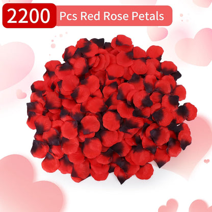 1000 PCS Artificial Fake Rose Petals(Yellow) | Flower Decorations,Silk Rose Petals,Romantic Night for Her/Him Set,Suitable for Wedding, Engagement, Party