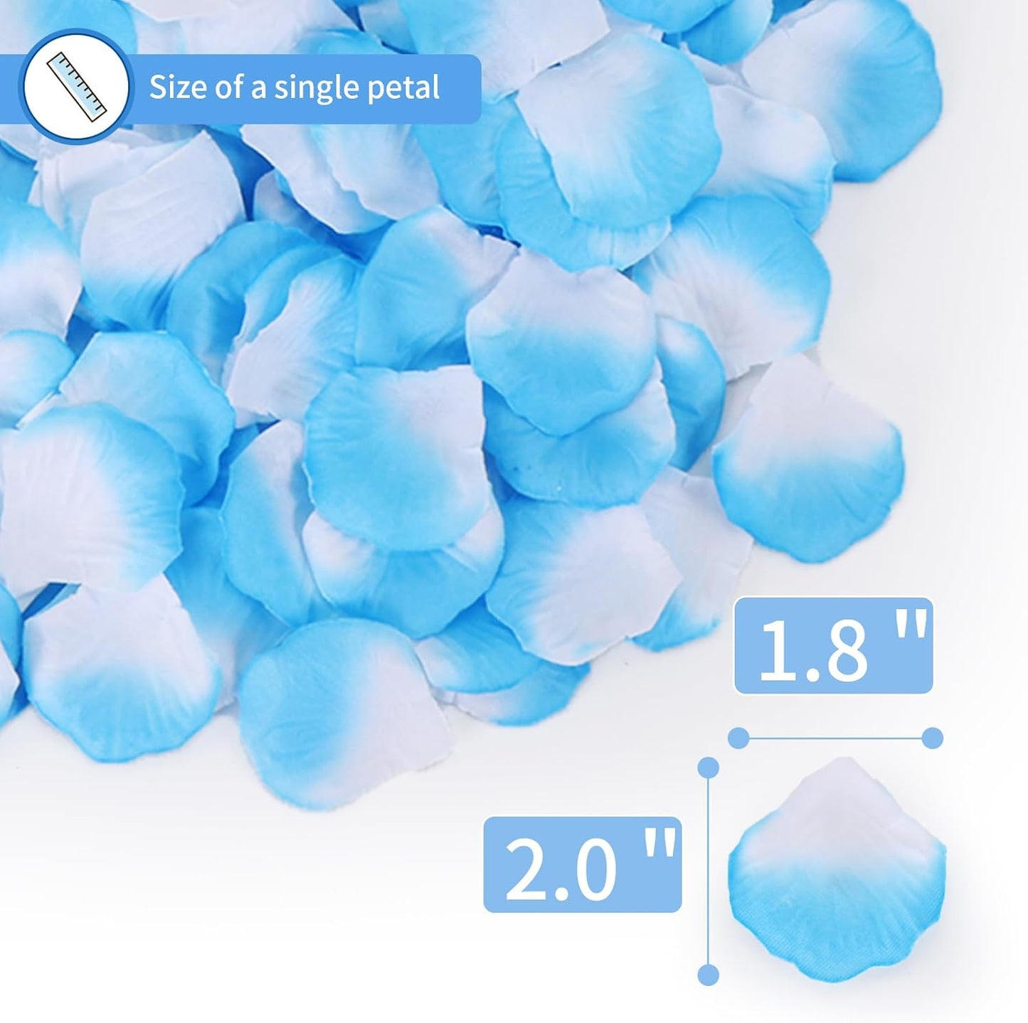 1000 PCS Artificial Fake Rose Petals(Yellow) | Flower Decorations,Silk Rose Petals,Romantic Night for Her/Him Set,Suitable for Wedding, Engagement, Party