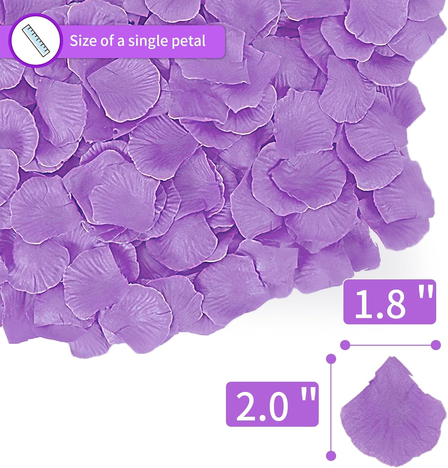 1000 PCS Artificial Fake Rose Petals(Yellow) | Flower Decorations,Silk Rose Petals,Romantic Night for Her/Him Set,Suitable for Wedding, Engagement, Party