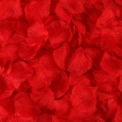 1000 PCS Artificial Fake Rose Petals(Yellow) | Flower Decorations,Silk Rose Petals,Romantic Night for Her/Him Set,Suitable for Wedding, Engagement, Party