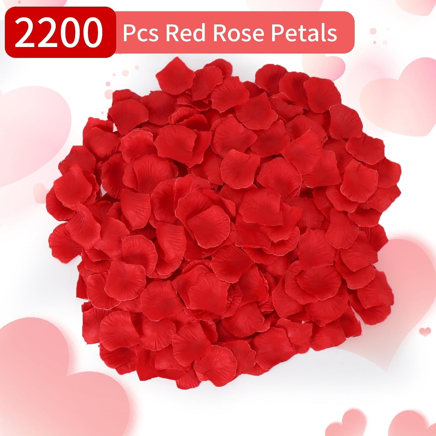 1000 PCS Artificial Fake Rose Petals(Yellow) | Flower Decorations,Silk Rose Petals,Romantic Night for Her/Him Set,Suitable for Wedding, Engagement, Party