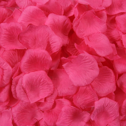 1000 PCS Artificial Fake Rose Petals(Yellow) | Flower Decorations,Silk Rose Petals,Romantic Night for Her/Him Set,Suitable for Wedding, Engagement, Party