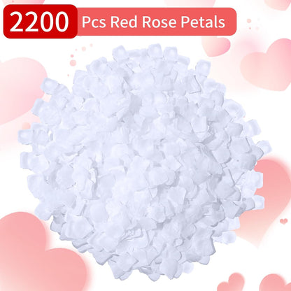 1000 PCS Artificial Fake Rose Petals(Yellow) | Flower Decorations,Silk Rose Petals,Romantic Night for Her/Him Set,Suitable for Wedding, Engagement, Party