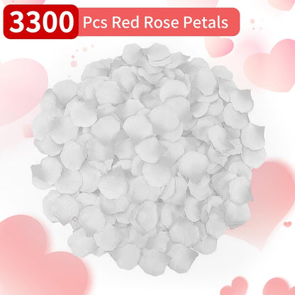 1000 PCS Artificial Fake Rose Petals(Yellow) | Flower Decorations,Silk Rose Petals,Romantic Night for Her/Him Set,Suitable for Wedding, Engagement, Party