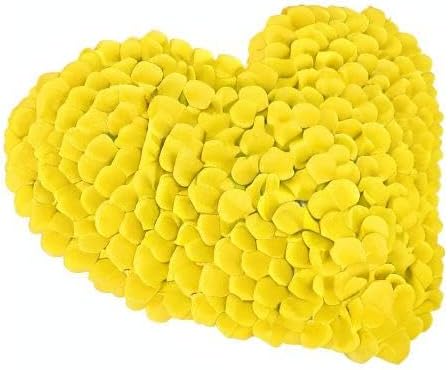 1000 PCS Artificial Fake Rose Petals(Yellow) | Flower Decorations,Silk Rose Petals,Romantic Night for Her/Him Set,Suitable for Wedding, Engagement, Party