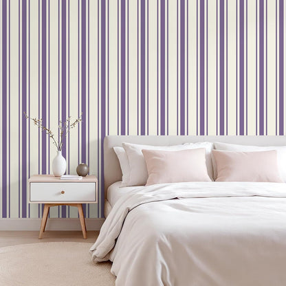 Lemon Yellow Striped Peel and Stick Wallpaper Boho Chic Geometric Stripes Wallpaper 17.7''x118'' Self Adhesive Removable Stripe Contact Paper for Shelves Walls Living Room Bedroom Renters