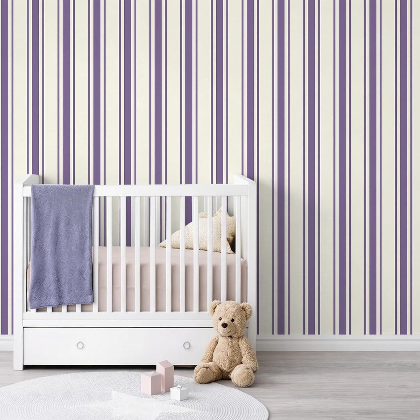 Lemon Yellow Striped Peel and Stick Wallpaper Boho Chic Geometric Stripes Wallpaper 17.7''x118'' Self Adhesive Removable Stripe Contact Paper for Shelves Walls Living Room Bedroom Renters