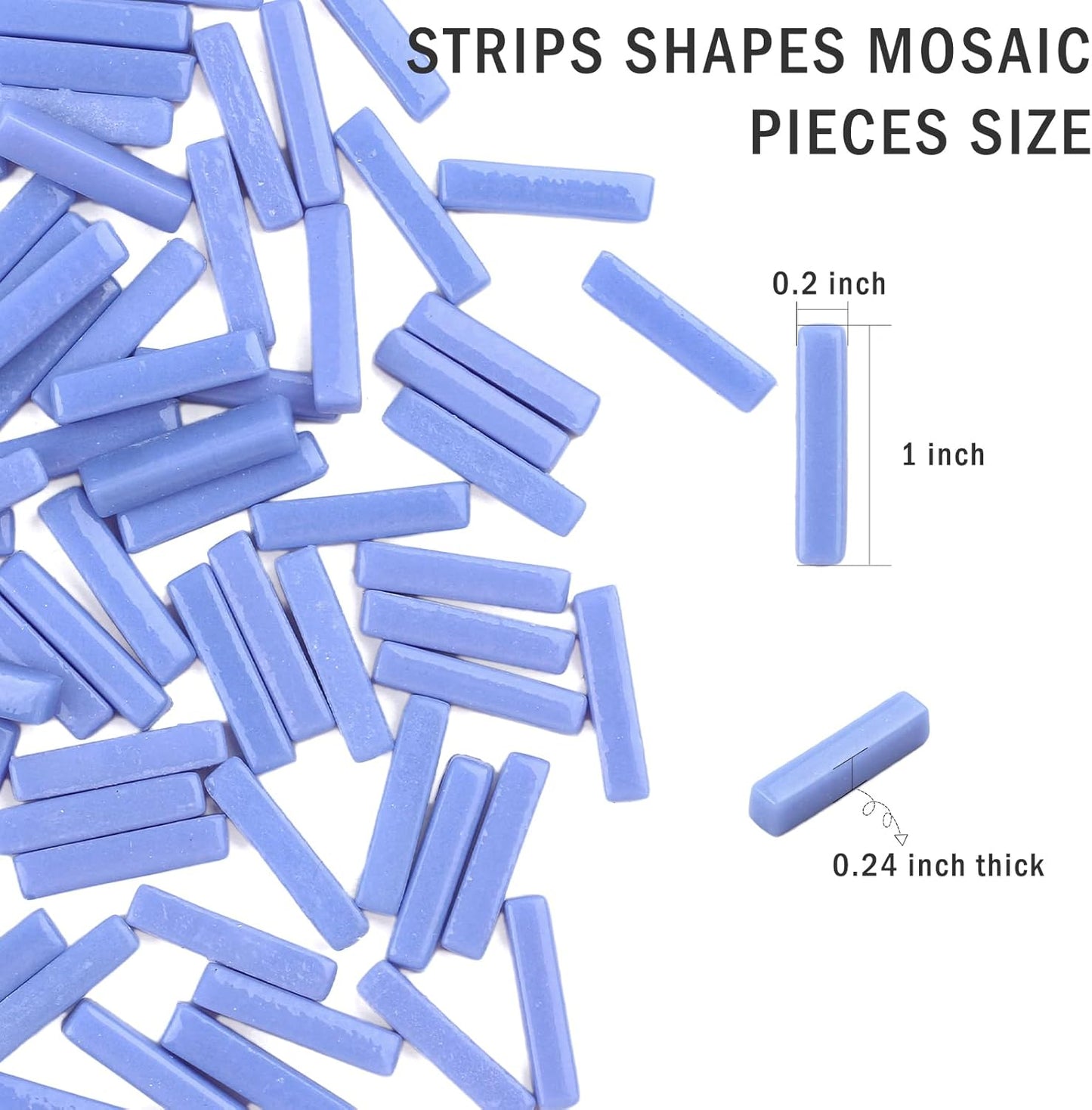 Strips Mosaic Tiles for Crafts Bulk,150g Yellow Mosaic Glass Pieces for Crafts DIY Spring Mosaic Art Decor,Mosaic Kit Supplies