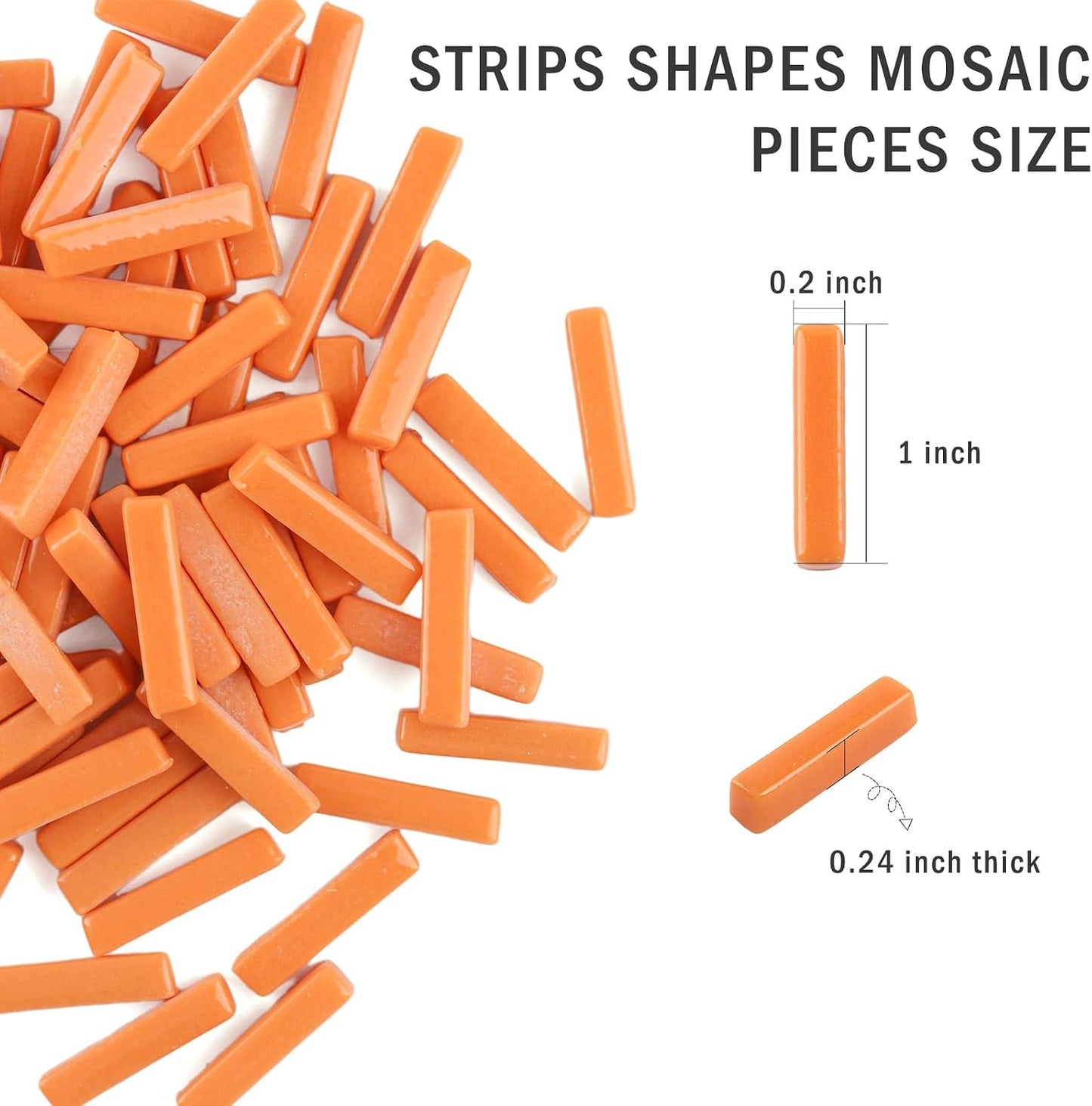 Strips Mosaic Tiles for Crafts Bulk,150g Yellow Mosaic Glass Pieces for Crafts DIY Spring Mosaic Art Decor,Mosaic Kit Supplies