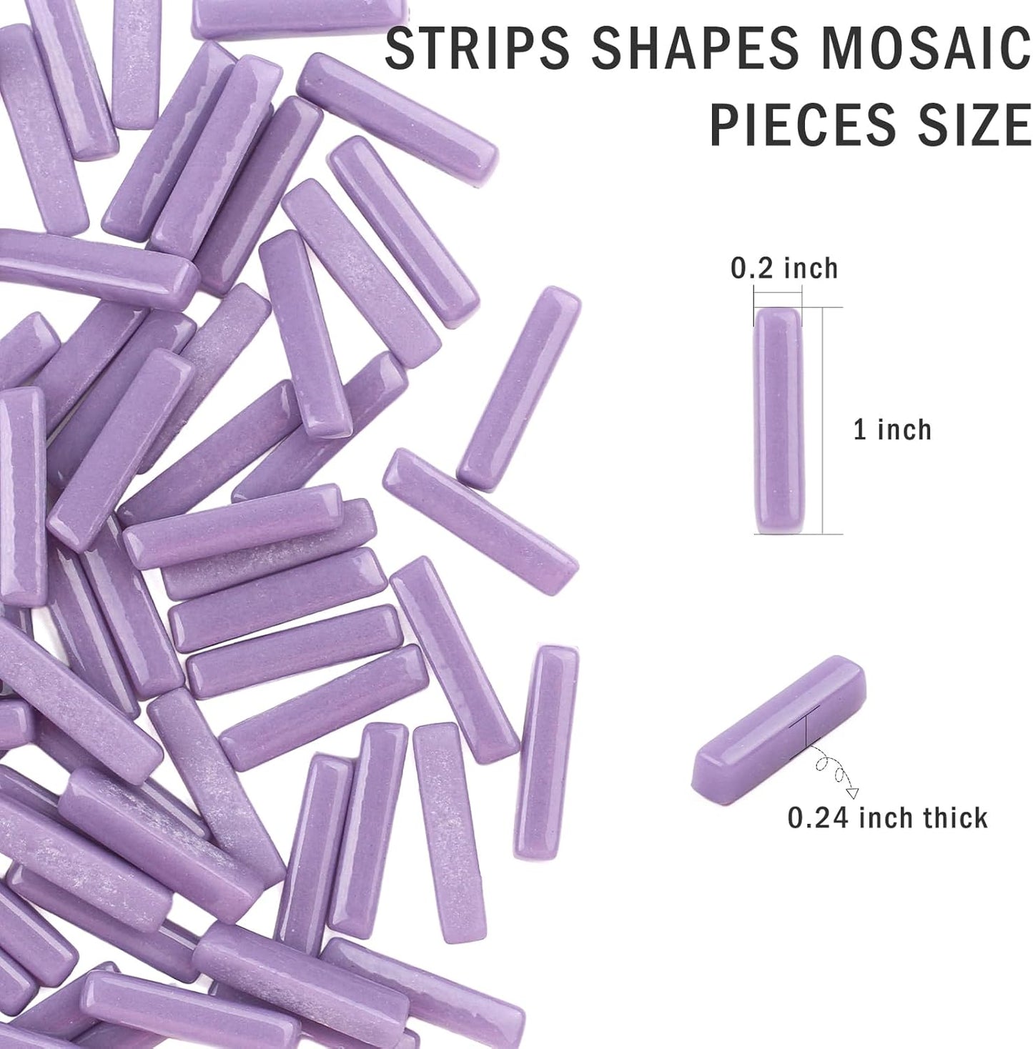 Strips Mosaic Tiles for Crafts Bulk,150g Yellow Mosaic Glass Pieces for Crafts DIY Spring Mosaic Art Decor,Mosaic Kit Supplies