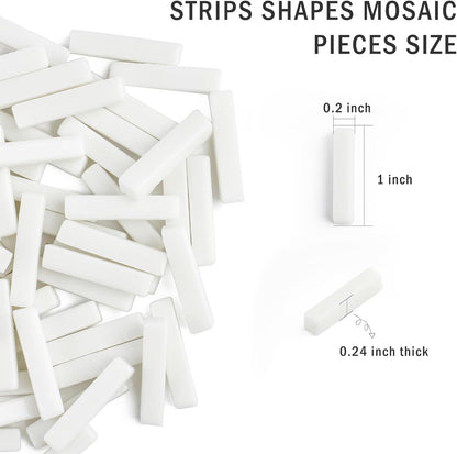 Strips Mosaic Tiles for Crafts Bulk,150g Yellow Mosaic Glass Pieces for Crafts DIY Spring Mosaic Art Decor,Mosaic Kit Supplies