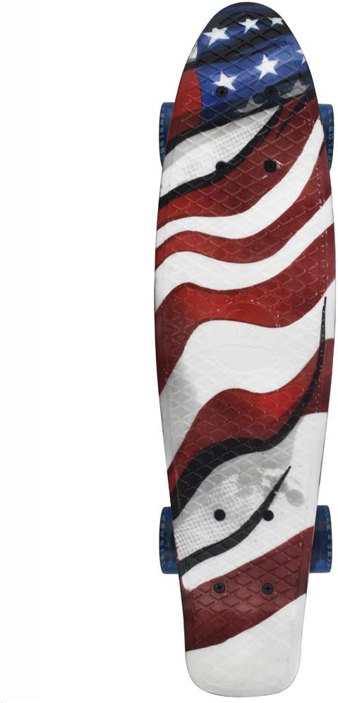 Skateboards Complete 22 Inch Mini Cruiser Retro | Kids, Boys, Youths, Beginners
