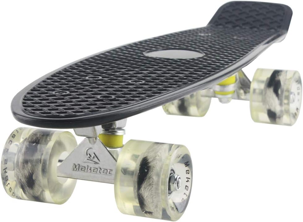 Skateboards Complete 22 Inch Mini Cruiser Retro | Kids, Boys, Youths, Beginners