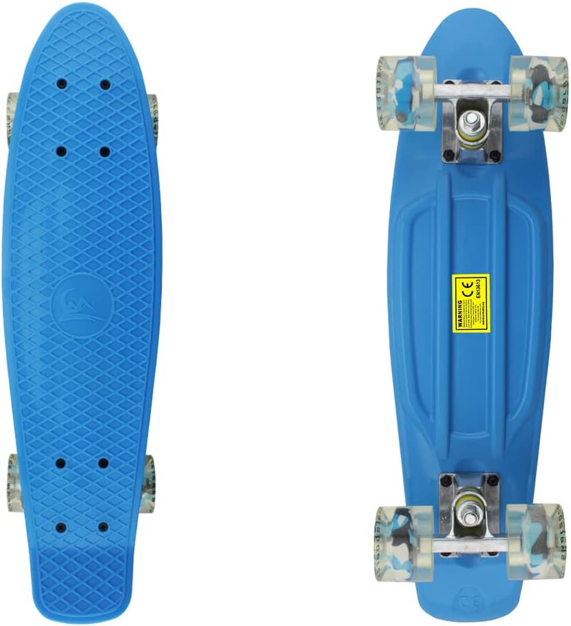 Skateboards Complete 22 Inch Mini Cruiser Retro | Kids, Boys, Youths, Beginners
