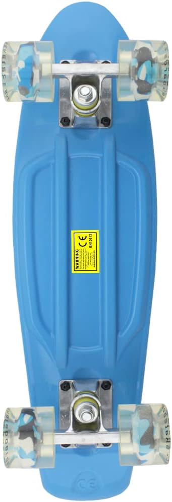 Skateboards Complete 22 Inch Mini Cruiser Retro | Kids, Boys, Youths, Beginners