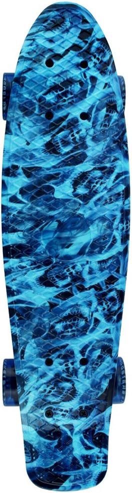 Skateboards Complete 22 Inch Mini Cruiser Retro | Kids, Boys, Youths, Beginners