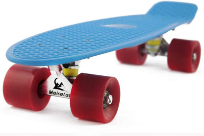 Skateboards Complete 22 Inch Mini Cruiser Retro | Kids, Boys, Youths, Beginners
