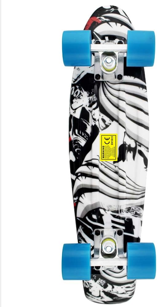 Skateboards Complete 22 Inch Mini Cruiser Retro | Kids, Boys, Youths, Beginners