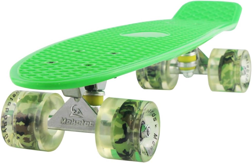 Skateboards Complete 22 Inch Mini Cruiser Retro | Kids, Boys, Youths, Beginners