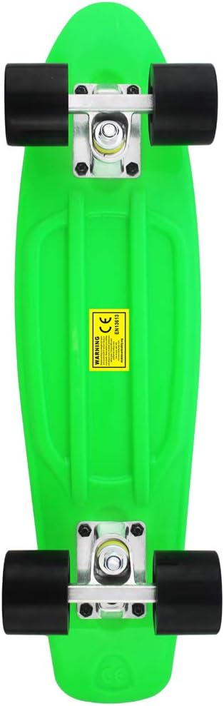Skateboards Complete 22 Inch Mini Cruiser Retro | Kids, Boys, Youths, Beginners