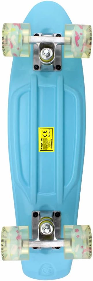 Skateboards Complete 22 Inch Mini Cruiser Retro | Kids, Boys, Youths, Beginners