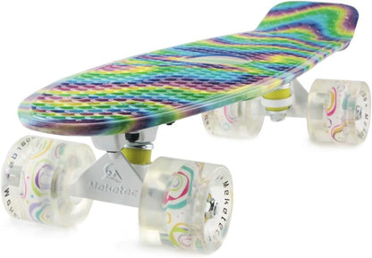 Skateboards Complete 22 Inch Mini Cruiser Retro | Kids, Boys, Youths, Beginners