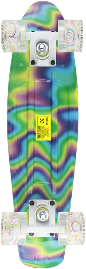Skateboards Complete 22 Inch Mini Cruiser Retro | Kids, Boys, Youths, Beginners