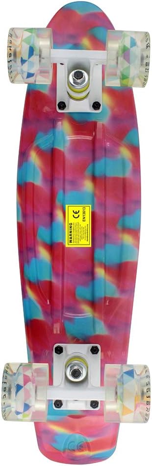 Skateboards Complete 22 Inch Mini Cruiser Retro | Kids, Boys, Youths, Beginners