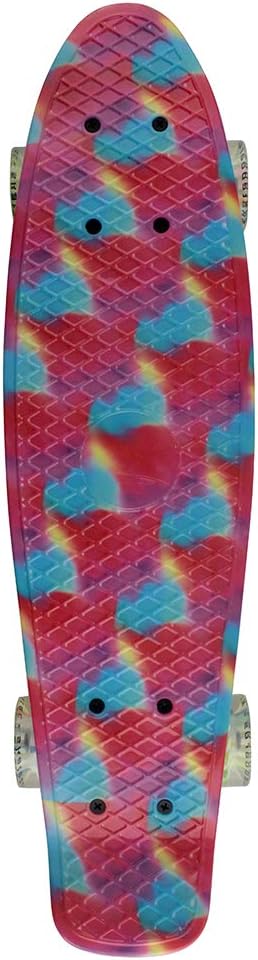 Skateboards Complete 22 Inch Mini Cruiser Retro | Kids, Boys, Youths, Beginners