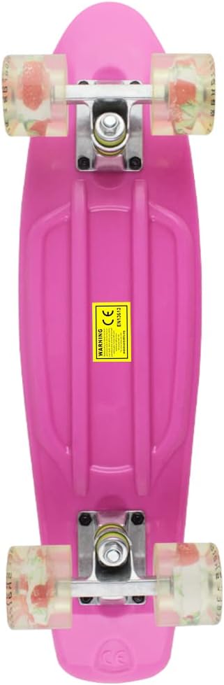 Skateboards Complete 22 Inch Mini Cruiser Retro | Kids, Boys, Youths, Beginners