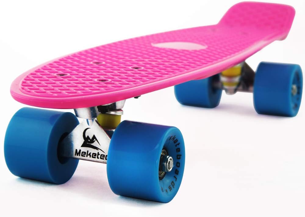 Skateboards Complete 22 Inch Mini Cruiser Retro | Kids, Boys, Youths, Beginners