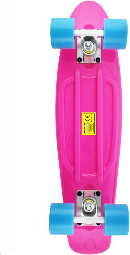 Skateboards Complete 22 Inch Mini Cruiser Retro | Kids, Boys, Youths, Beginners