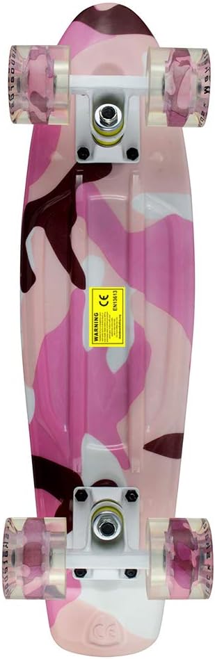 Skateboards Complete 22 Inch Mini Cruiser Retro | Kids, Boys, Youths, Beginners