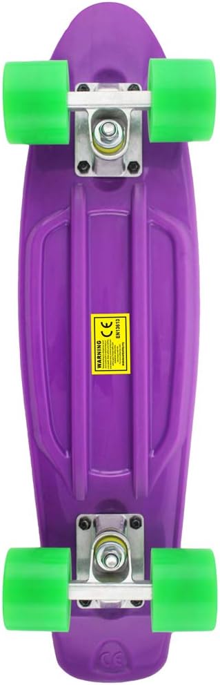 Skateboards Complete 22 Inch Mini Cruiser Retro | Kids, Boys, Youths, Beginners