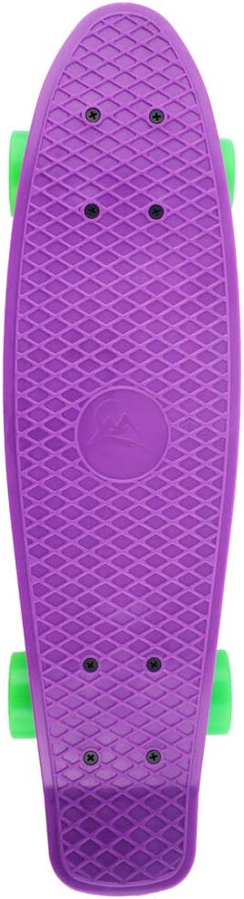Skateboards Complete 22 Inch Mini Cruiser Retro | Kids, Boys, Youths, Beginners